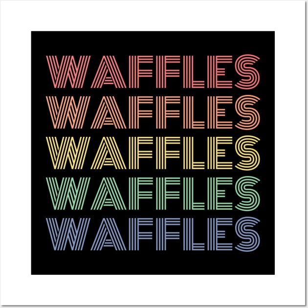 Retro Waffles Wall Art by Analog Designs